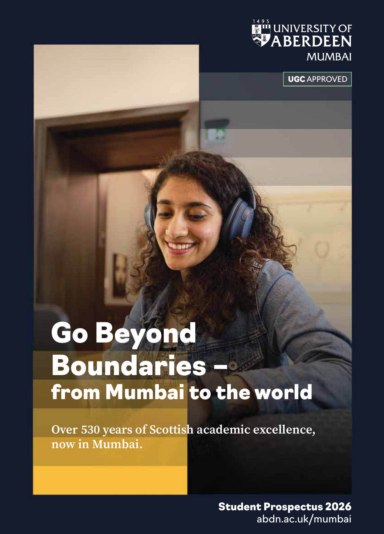 University of Aberdeen Mumbai 2026 student prospectus cover
